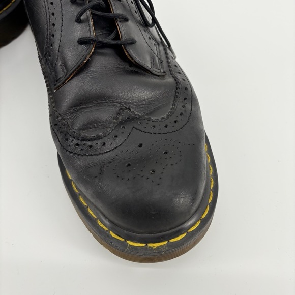 VTG Dr. Doc Martens Shoes‎ Mens US 13/UK 12 Black Docs 3989/59 Brogues Wingtips main image 8